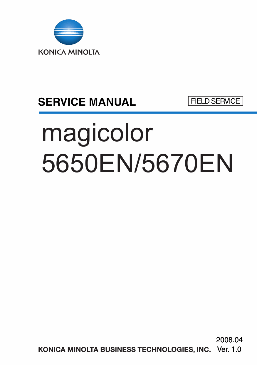 Konica-Minolta magicolor 5650EN 5670EN FIELD-SERVICE Service Manual-1